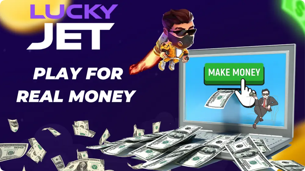 Play for Money Lucky Jet at 1Win