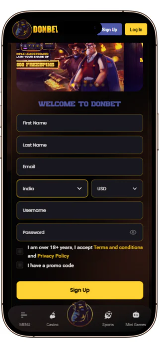 Register an account